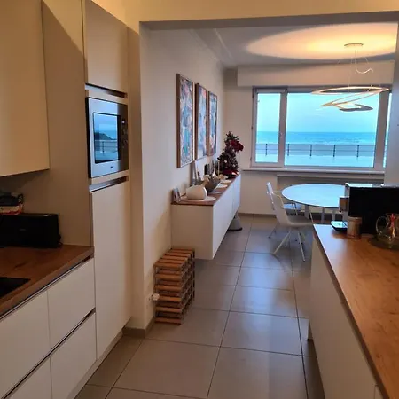 Frontaal Gelijkvloers Seaview 80m² 2 Slp * Ostend