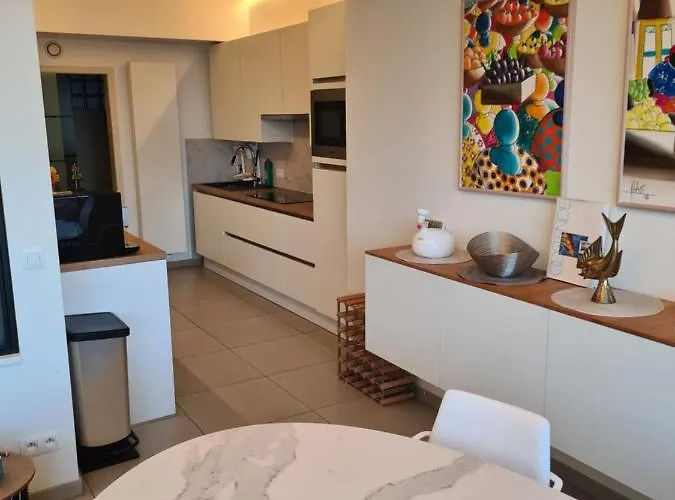 Frontaal Gelijkvloers Seaview 80m² 2 Slp Apartment Ostend